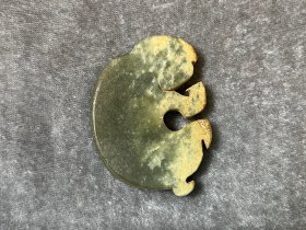 高古玉青玉兽形玉玦 标价为实价，喜欢的朋友直接拍下，顺丰包邮