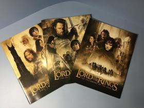 指环王魔戒电影上映宣传纪念画册日语独家版三册全集the lord of the rings movie