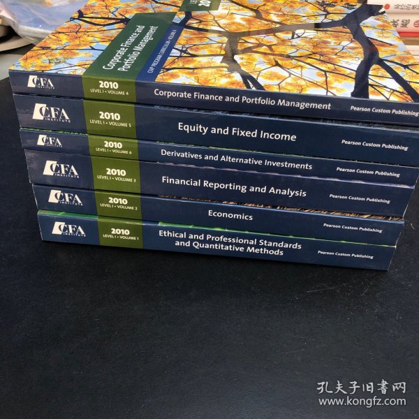 ethical and professional standards and quantitativ（共6册）