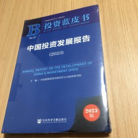 投资蓝皮书：中国投资发展报告（2023）未拆封