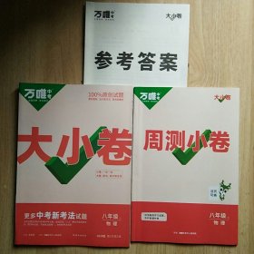 万唯中考大小卷.八年级.上.物理人教版 24版第3年第3版