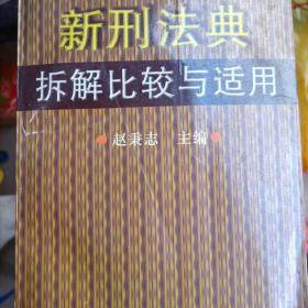 新刑法典拆解比较与适用