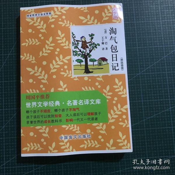 淘气包日记（大字版）周国平推荐。世界文学经典·名著名译。大字版，更护眼。