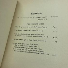 《马修·阿诺德歌谣录》1919年私人定制豪华小牛皮精装本， The Scholar Gipsy & Thyrsis 苏格兰水彩画之王罗素•弗林特绘本十张绝美水彩图