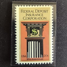 USA113美国邮票 1984年 联邦保险公司50周年 外国邮票 新 1全