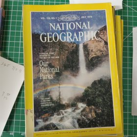 National Geographic 国家地理杂志英文版 1979年1 2 3 4 5 7 9 10 11期9本合售