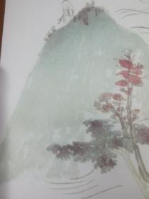 中国传统名笺---彩印信笺----溥心畬笺一套-----一套20页