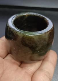 精品和田玉文玩圈大玉琮