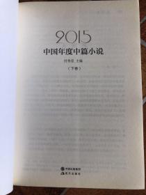 2015中国年度中篇小说下卷