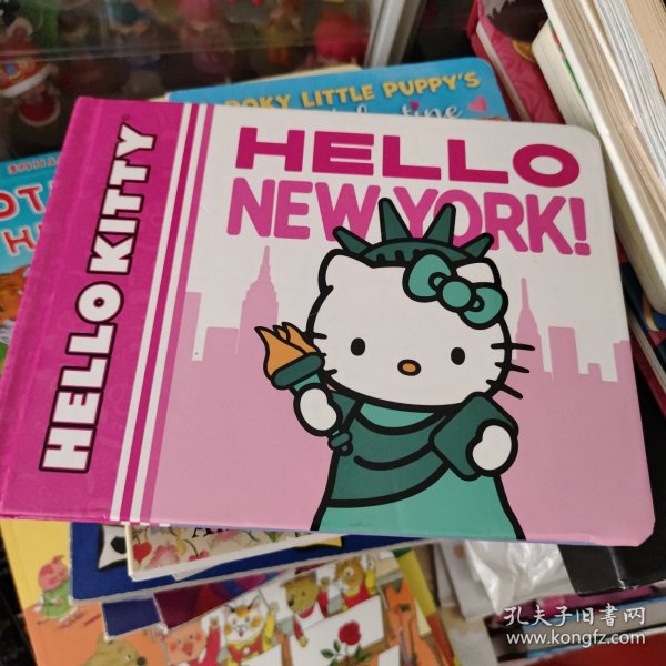 HelloKitty英文纸板书newyork