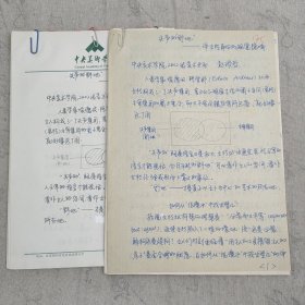 J8-18：画家、故宫博物院博士后、北京画院理论研究员 赵琰哲 手稿3份26页“评女性身份的视觉隐喻”“女性身份与女性艺术”等内容