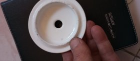 民国初期景德镇白釉盖杯盖一个，如图只是一个白釉盖。