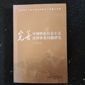 完善中国特色社会主义法律体系问题研究