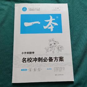 开心考试 2016年一本 名校冲刺必备方案：小升初数学（小学升初中小考总复习）