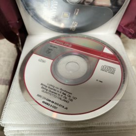 CD碟片贝多芬弦乐四重奏全集（十张碟片）只有碟片没有包装。