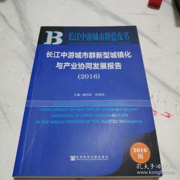 长江中游城市群新型城镇化与产业协同发展报告（2016）