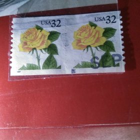 32美分的玫瑰美国小版张邮票（1—散票—1997）