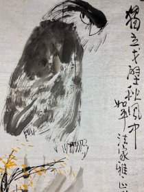 刘克训四尺整张精品花鸟（托片）