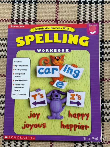 【英文】Scholastic Success With Spelling Workbook（Grade 3） 品相自鉴