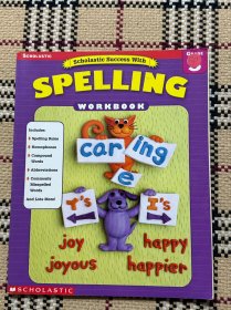 【英文】Scholastic Success With Spelling Workbook（Grade 3） 品相自鉴