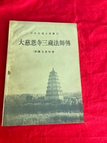 大慈恩寺三藏法师传（中外交通史籍丛刊）