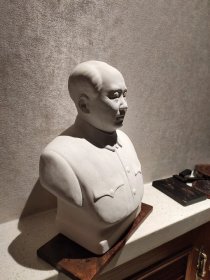 古玩旧藏六七十年的毛主席石膏像