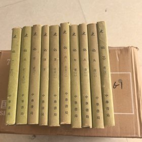 史记 全十册 精装 1982年2版3印（二版三印）中华书局 整体品相不错