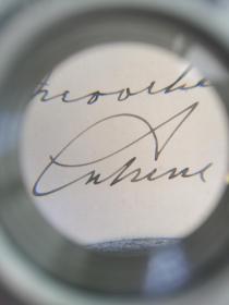 美国总统 柯立芝（库利奇） Calvin Coolidge 亲笔签名官方照