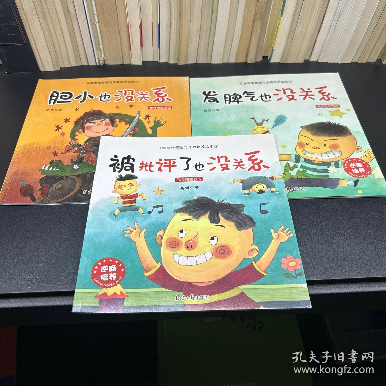 儿童情绪管理与逆商培养系列绘本（3册）幼儿园老师推荐阅读