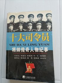 十大司令员将帅传奇人物纪实，包邮