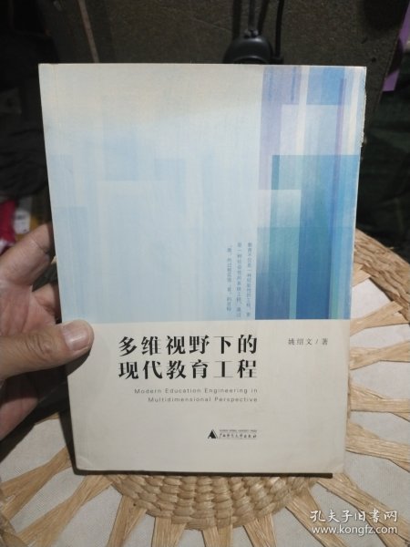 【首页作者亲笔签名赠书】多维视野下的现代教育工程 姚绍文 著 广西师范大学出版社9787549556915