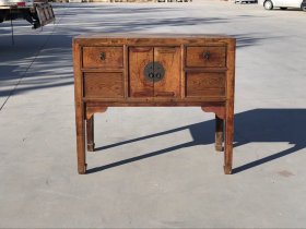 清代榉木书桌，全品