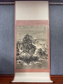 金城 雪景寒林图 纸本立轴 画芯尺寸：144*103cm