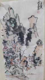 丹青山水画