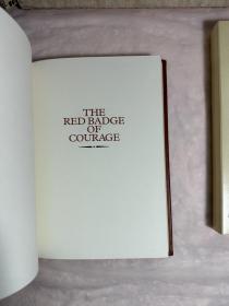 《红色英勇勋章》斯蒂芬·克莱恩，带原始包装，The Red Badge of Courage by Stephen Crane Franklin Library ,富兰克林出版社1979年出版，100 Greatest Books of All Time系列限量收藏版精装书