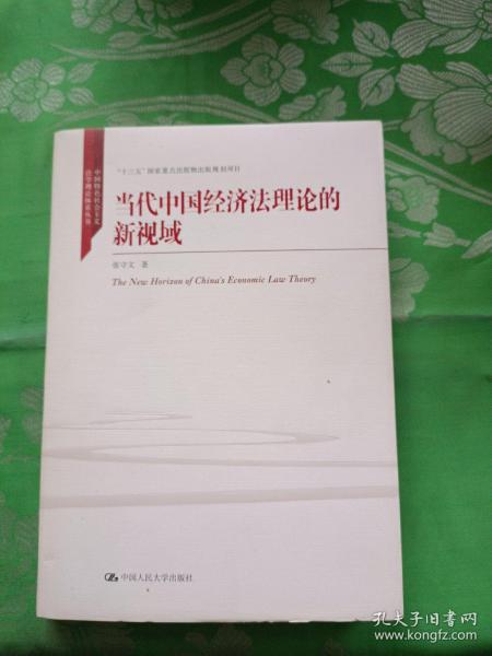 当代中国经济法理论的新视域/中国特色社会主义法学理论体系丛书/“十三五”国家重点出版物出版规划项目