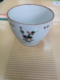 同治粉彩四季花卉糖罐