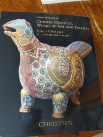 CHINESE CERAMICS,中国陶瓷，WORKS OF ART AND TEXTILES艺术品和纺织品（正版）