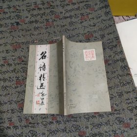 中国钢笔书法系列丛书 名诗精选