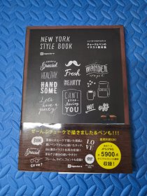 NEW YORK STYLE BOOK日文原版 チョ一クとペンのイラスト素材集纽约风格书 卓一克和笔的插图素材集