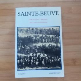 Sainte Beuve / Portraits littéraires / litteraires 圣伯夫 《文学肖像》法语原版