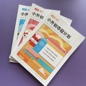 小升初夺冠计划 （小学英语）（小学数学）（小学语文）3本合售