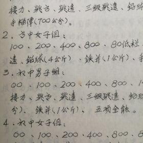 （1966年）临汾县文教局、临汾县体委：《关于举行一九六六年全县中学生田径运动会的联合通知》（附：竞赛规程）