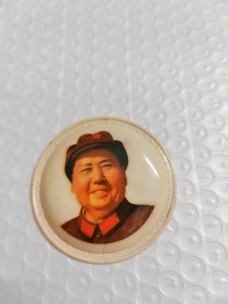 毛主席像章塑料