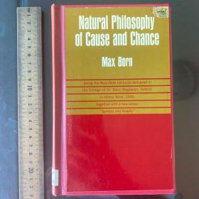 Natural Philosophy of cause and chance max born
A history of physics physical Thoughts 英文原版精装