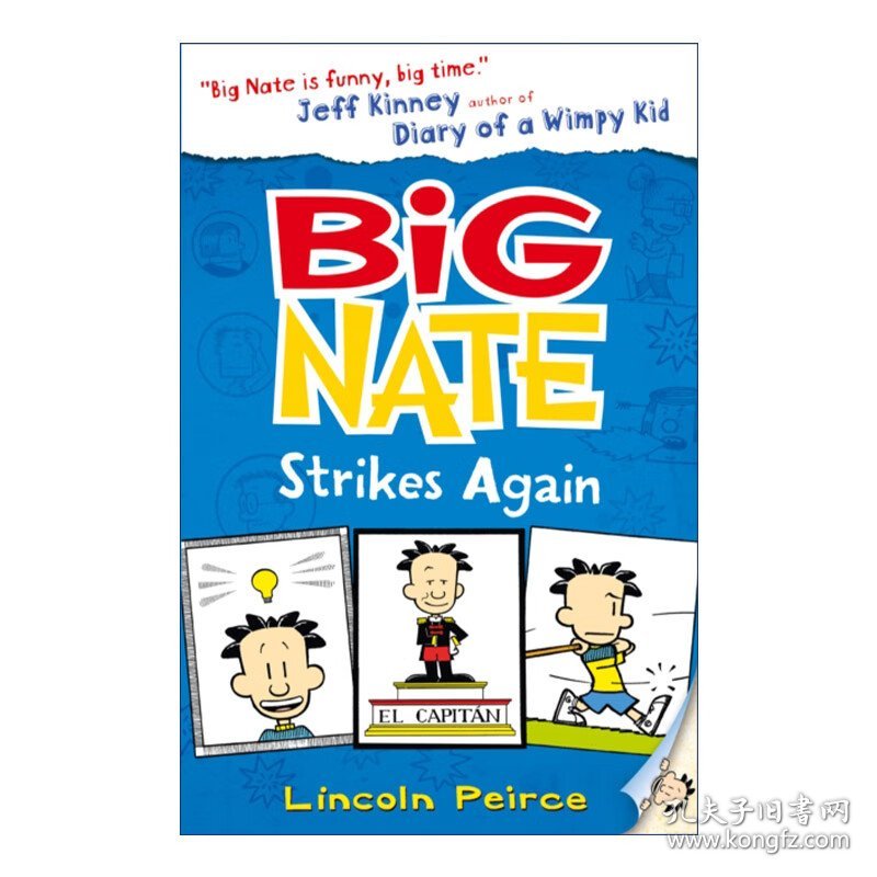 Big Nate (2) — Big Nate Strikes Again 我们班有个捣蛋王 大内特漫画英版2