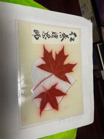 塑封红叶（红叶赠恩师）