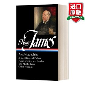 英文原版 Henry James: Autobiographies (LOA #274) 亨利·詹姆斯:自傳 精裝美國文庫 英文版 進口英語原版書籍