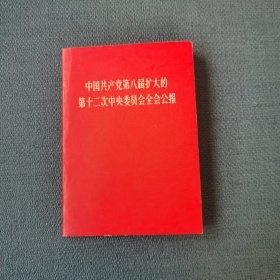 中国共产党第八届扩大的第十二次中央委员会全会公报