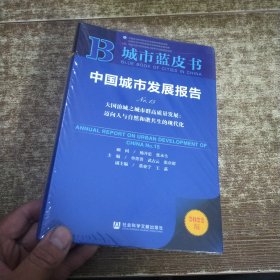 城市蓝皮书：中国城市发展报告2022 未开封